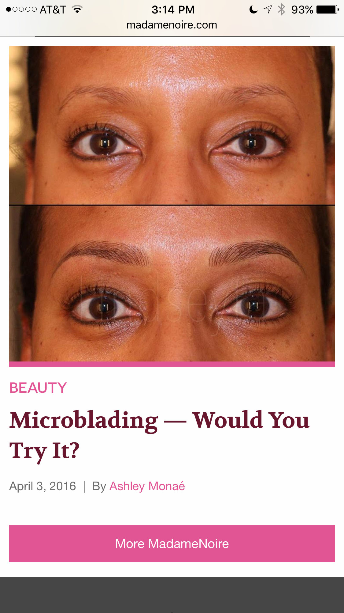 Microblading LA featured on Madame Noire